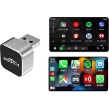 Esranın Dünyası 2in1 Kablosuz Carplay ve Android Auto Adaptörü (EMT-001)