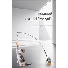 MarkEntegra Dönebilen Olta Kedi Oyuncağı Yapıştırılabilir