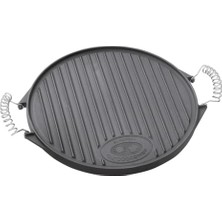 Esranın Dünyası Aygaz Gurme Döküm Plaka, Barbekü Izgara Plakası, Oluklu ve Düz Izgara Yüzeyi, Optimum Isı Dağılımı, 570-480 Serisi Barbekülerle Uyumlu