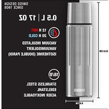 Esranın Dünyası ​​sigg 8735.50 Thermo Flask Gemstone Ibt Selenite 0.5 Lt Matara
