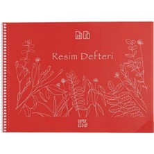 Esranın Dünyası 185578 Resim Defteri 25X35 Eko Spiralli 25 Yaprak 4956, Asorti