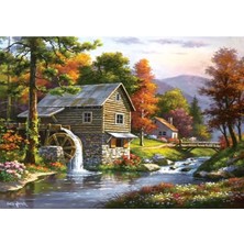 MarkEntegra 1000 Parça Taş Değirmeni Puzzle ile Zihin Geliştirici