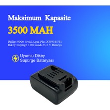 Ümit Maker Philips 9000 Serisi Aqua Plus XW9385/01 Dikey Süpürge 3500 Mah 25.2 V Batarya