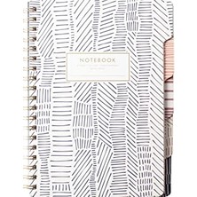 Esranın Dünyası Studio Büyük Sekmeli Defter, Tribal Lines", Esnek Ciltsiz Kapak, Kolej Kareli, 5 Konu/kalıp Kesim Bölücü, 180 Çizgili Sayfa (343007), Çok Renkli