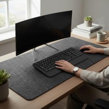 Esranın Dünyası 120X60 cm Mouse Pad Masa Koruyucu Büyük Keçe Oyuncu Matı 3mm Koyu Gri Renk Farklı Ölçüler Için Mağazamıza Bakınız. Büyük Boylarda L-Xl-Xxl Ölçülerde Lütfen Masa Ölçünüzü Kontrol Ederek Seçiniz.