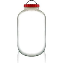 Esranın Dünyası 8000 cc Cam Kavanoz Kapaklı - 8 Litre Cam Turşu Kavanozu
