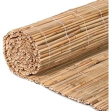 MarkEntegra Kolay Montajlı Doğal Kamış Hasır Bahçe Çiti, 100X600 cm