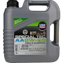 Esranın Dünyası Liqui Moly Special Tec Aa 0W-20 4 Lt Motor Yağı