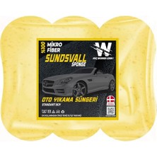 Esranın Dünyası Wonkey - Oto Yıkama Süngeri 3'lü Paket, Lastik Parlatma Süngeri, Araba Yıkama ve Temizleme Süngeri (3 Adet)