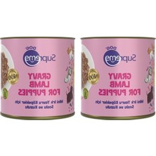 Esranın Dünyası Mini Irk Yavru Köpekler Için Soslu ve Kuzulu Konserve Mama 200 gr (2 Paket)