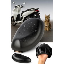 Esranın Dünyası Vi Caro (1111) Yamaha Nmax Sele Kılıfı Su Geçirmez Siyah ile Uyumlu