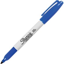 Esranın Dünyası Sharpie Fine Permanent Markör, Yuvarlak Uç, Mavi