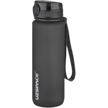 Esranın Dünyası 800ML -Yeni Ebat-Boy 25 Cm-Tritan Su Matarası Bpa Koku Sızdırma Yok (Ff Siyah)