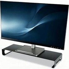 Esranın Dünyası Prexua Riser Masaüstü Monitör Standı - Monitör Yükseltici (Siyah, Large)