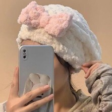 MarkEntegra Ultra Emici Mikrofiber Saç Kurutma Bonesi - Pratik ve Yumuşak