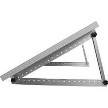 Esranın Dünyası 71 cm Ayarlanabilir Güneş Paneli Montaj Braketleri, Katlanabilir Eğim Ayakları, Karavan Çatı Tekne Için
