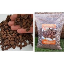 Esranın Dünyası Asenya Pomza 5 Litre 3-8 mm Kırmızı Pomza Taşı Lav Taşı Volkanik Ponza