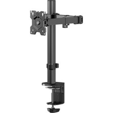 Onkron D121E Hareketli Masaüstü Monitör Askı Aparatı – 13"-34" Uyumlu, 8 kg Kapasiteli, Ileri-Geri Ayarlı Stand, Siyah