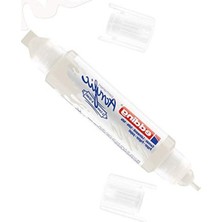 MarkEntegra Beyaz 3D Akrilik Çift Uçlu Kalem, 2-3 mm ve 5-10 mm