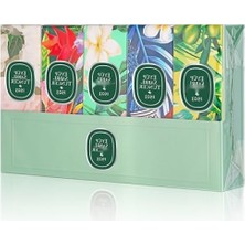 Esranın Dünyası 5'li Set Silindir Cam Şişe Kolonya (5 x 16 Ml)