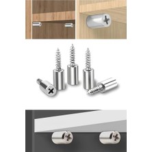 Esranın Dünyası ® 30 Adet Dayanıklı Metal Raf Tutucu Raf Pimi Vida