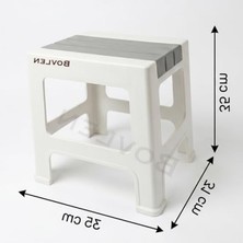 Esranın Dünyası 120 kg Taşıma Kapasiteli Kaymaz Banyo Taburesi, 31X35X35 cm Boyutunda Çocuklar Için Güvenli