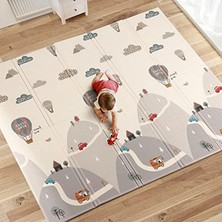 MarkEntegra Katlanabilir Oyun Matı, 150 x 180 x 1 cm Boyutlarında Eğlenceli Oyun Halısı