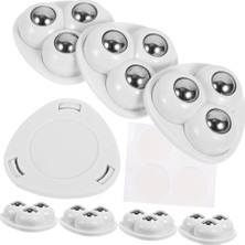 Esranın Dünyası Orret Home 4 Adet Mini Mobilya Tekeri,aırfrey Için Teker,çok Amaçlı Eşya Tekeri,yapışkanlı Çok Amaçlı Teker (Büyük, 4)