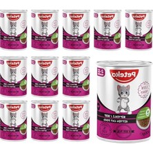 MarkEntegra Yavru Kedi Biftekli ve Jöleli Konserve Mama 400 gr x 12 Adet