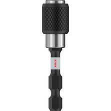 Esranın Dünyası Bosch Professional Accessories 2608522320 Hızlı Kilit Uç Tutucu (Darbe Kontrolü, 1/4 Inç Altıgen Şaft, Maymuncuk ve Tıklama)
