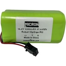 Esranın Dünyası 14.4V 3200MAH Robot Süpürgeler Için Uyumlu Pil (Batarya) Yüksek Kapasite Yüksek Performans, 1.5 Kata Kadar Uzun Kullanım