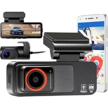 MarkEntegra 170° Ultra Geniş Açı, 4K UHD Ön ve Arka Araç Kamerası