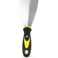 Esranın Dünyası Orret Home Paslanmaz Çelik Inşaat Spatulası Plastik Saplı Macun Spatulası Alçı Boya Kazıma Duvar Tamir Spatulası 100 mm