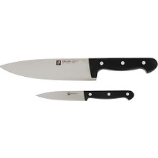 Esranın Dünyası Zwilling Twin Chef 2 Bıçak Set, Paslanmaz Çelik, Siyah