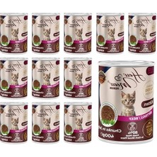 MarkEntegra Biftekli ve Jöleli Yavru Kedi Konservesi, 400 G x 12 Adet