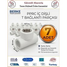Berke PPRC İç Dişli TE - 25x1/2'' - 7 Adet