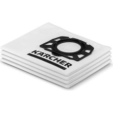 Esranın Dünyası Karcher, Wd 2 Plus/3 4st Keçe Filtre Torbası, 2.863-314.0, Beyaz
