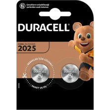 Duracell CR2025 Lityum Pil (2'li Paket)
