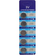 Powermaster PM-9536 CR2025 3 Volt Lityum Para Pil (5'lı Paket)