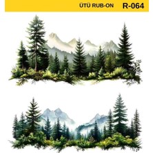 Lora Dekopaj Ütü ile Rub On Transfer Kağıdı R-064 30X30 cm