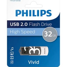 Philips Vivid FM32FD05B/00 32GB USB 2.0 Flash Bellek