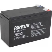 Orbus ORB12-7.2 12 Volt 7.2 Amper Akü (150X65X90 Mm)