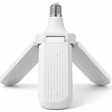 Noas Yonca LED Ampul 40W 3600 Lümen E27 Katlanabilir Kanatlı Yüksek Aydınlatma Beyaz Işık