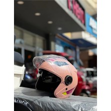 Güneş Vizörlü Motosiklet Kaskı - Mevzuata Uygun