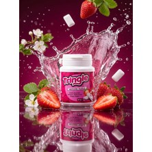 Tringle Çilek Aromalı Draje Sakız 60 G | Şekersiz Tatlandırıcılı | Çilek Aromalı Pratik Draje Sakız | Günlük Kullanıma Uygun
