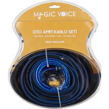 Magicvoice MV-6189 4ga Oto Amfi - Anfi Kablo Seti 120A Sigorta Dahil
