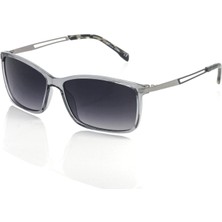 Le Miel Eyewear Diktörtgen Metal Füme Degrade Camlı Erkek Güneş Gözlüğü