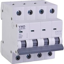 4VTB-4B32 Otomatik Sigorta 4,5ka B Tipi 4 Kutup 32A