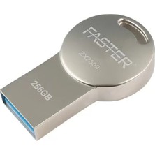 Faster 256 GB Dusl Serisi USB 3.0 Yüksek Hızlı Metal Flash Bellek