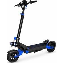 Welcomein Katlanabilir Elektrikli Scooter 1000W Max Güç, 50-60 Km Menzil, 25 Km/s Hız Off-Road Lastik, Disk Fren, Ön-Arka Süspansiyon